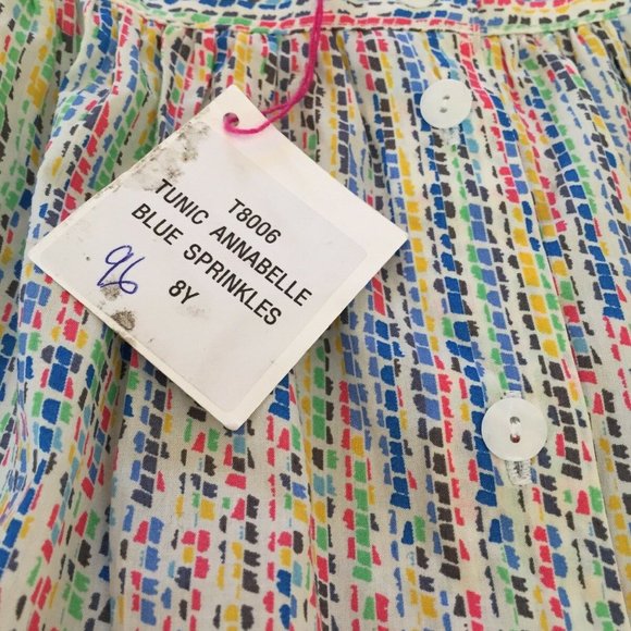 NWT-Anais & I Tunic Annabelle, Blue Sprinkles, - Picture 3 of 5